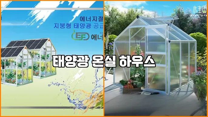 태양광 온실 하우스